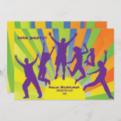 Invitation Ado à haute énergie (Devant / Derrière)