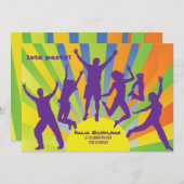 Invitation Ado à haute énergie (Devant / Derrière)