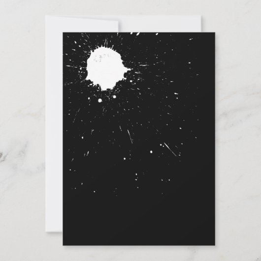 Invitation Ado Boy Party | Bleu (Dos)