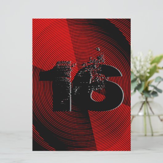 Invitation Ado cool 16e fête d'anniversaire (Debout devant)