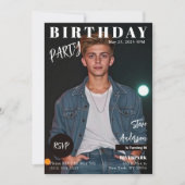 Invitation Ado Magazine Couverture Anniversaire (Devant)