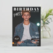 Invitation Ado Magazine Couverture Anniversaire (Debout devant)