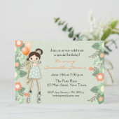 Invitation Ado tendance, Anniversaire (Debout devant)