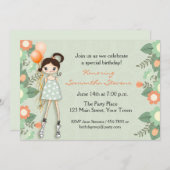 Invitation Ado tendance, Anniversaire (Devant / Derrière)