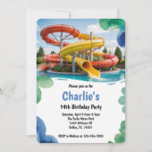 Invitation Ado Water Park fête d'été (Devant)