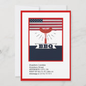 Invitation adolescent Bruh barbecue grillin plaisir anniversa (Dos)