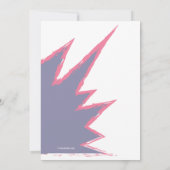 Invitation Adolescente à skateboard (Dos)