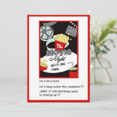 Invitation adolescente Bruh binge regarder film amusant anniv (Debout devant)