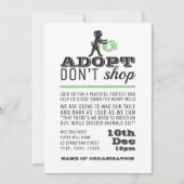 Invitation Adopter Ne pas Acheter, Point de Réunion (Devant)