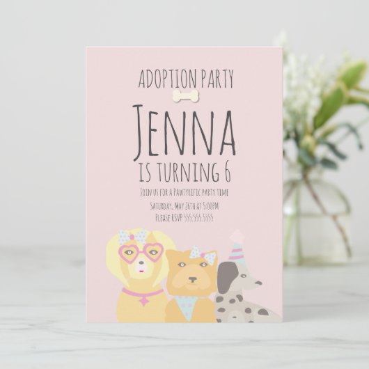 Invitation Adoption Chien Chien Chien Chien Chien Chien Chiot (Debout devant)