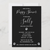Invitation Adoption de chien - Soirée de chiot - Nouveau anim (Dos)
