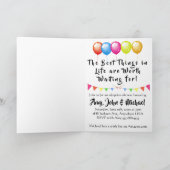 Invitation Adoption De L'Annonce De Soins D'Accueil - Partie (Intérieur)