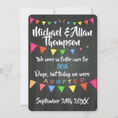 Invitation Adoption De L'Annonce De Soins D'Accueil - Partie (Devant)