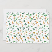 Invitation Adorable animaux de la jungle Baby shower Invitati (Dos)