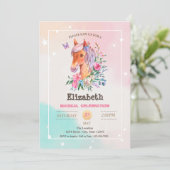 Invitation Adorable Anniversaire Jolie Pony (Debout devant)