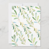 Invitation adorable Baby Fox et maman Baby shower (Dos)