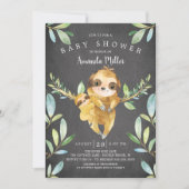 Invitation Adorable Baby shower de fentes de tableau de bord (Devant)