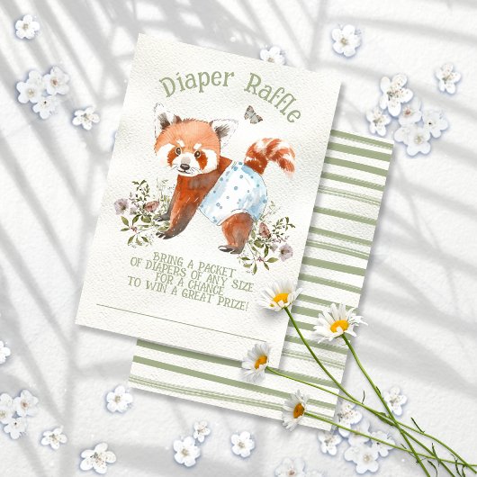 Invitation Adorable Barre de couches de Panda Rouge