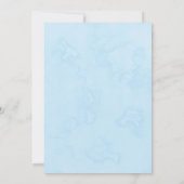 Invitation Adorable Boho Arc-en-ciel Boy Baby shower (Dos)