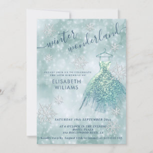 Invitation adorable bokeh hivernal doux 16