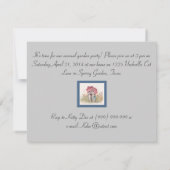 Invitation Adorable Chat Vintage (Dos)