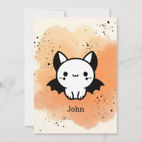 Adorable Copain Chauve-Souris - Art Minimaliste Ka