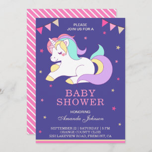 Invitation adorable douce mignonne de baby shower