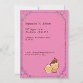 Invitation Adorable écureuil Anniversaire Personnalisable Par (Dos)