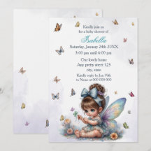 Adorable fairy baby shower
