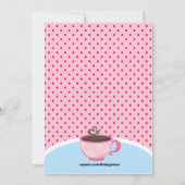 Invitation Adorable fille patinage sur glace Anniversaire Inv (Dos)