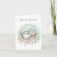 Adorable, fluffy baby wolf  Baby Shower 