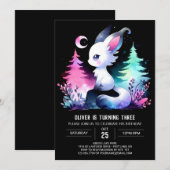 Invitation Adorable Fun Chat Anniversaire (Devant / Derrière)