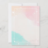 Invitation Adorable joli Koala Rainbow Anniversaire (Dos)