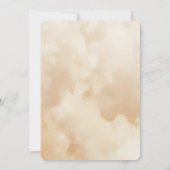 Invitation Adorable ours en peluche sur le Baby shower de la (Dos)