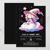 Invitation Adorable Petit Assistant Anniversaire (Devant / Derrière)