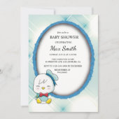 Invitation adorable pour une baby shower - Caneton (Devant)