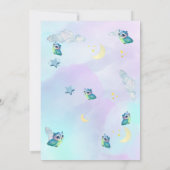 Invitation adorable pour une fête d'anniversaire a (Dos)
