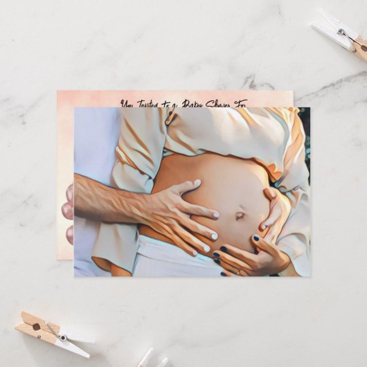 Invitation Adorable queen mom eternal love (Devant/Arrière en situation)