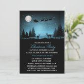 Invitation Adorable Reindeer At Night (Debout devant)