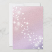 Invitation Adorable robe charmant brillant brillant ombre (Dos)