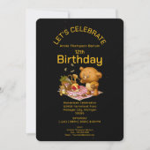Invitation Adorable Teddy Bear Pique-nique Anniversaire Invit (Devant)