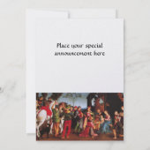 Invitation ADORATION DE LA Fête de Noël MAGI (Dos)