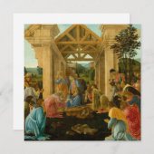 Invitation Adoration de la Magi (Devant / Derrière)