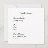 Invitation Adoration de la Magi (Dos)