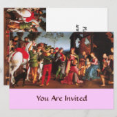 INVITATION ADORATION DE LA MAGI (Devant / Derrière)