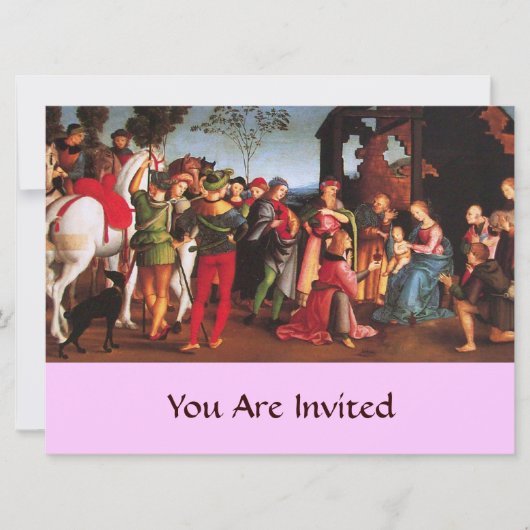 INVITATION ADORATION DE LA MAGI (Devant)