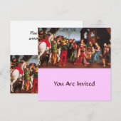 INVITATION ADORATION DE LA MAGI (Devant / Derrière)