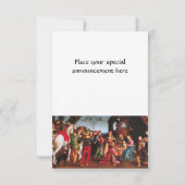 INVITATION ADORATION DE LA MAGI (Dos)