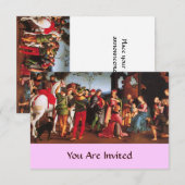 INVITATION ADORATION DE LA MAGI (Devant / Derrière)