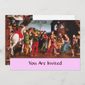 INVITATION ADORATION DE LA MAGI (Devant / Derrière)